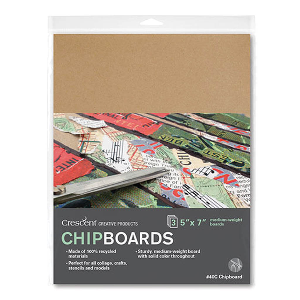 Crescent Chipboard 3pkg