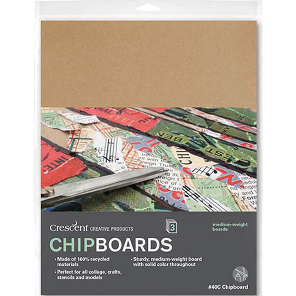 Crescent Chipboard 3/pkg 11in x 14in Natural