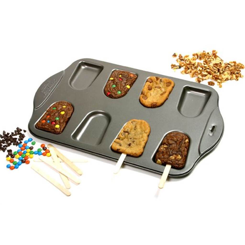 Nonstick Cake-Sicle Pan with 25 Sticks