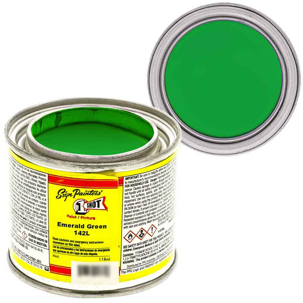 Letter Enamel Emerald Green 142L 4oz