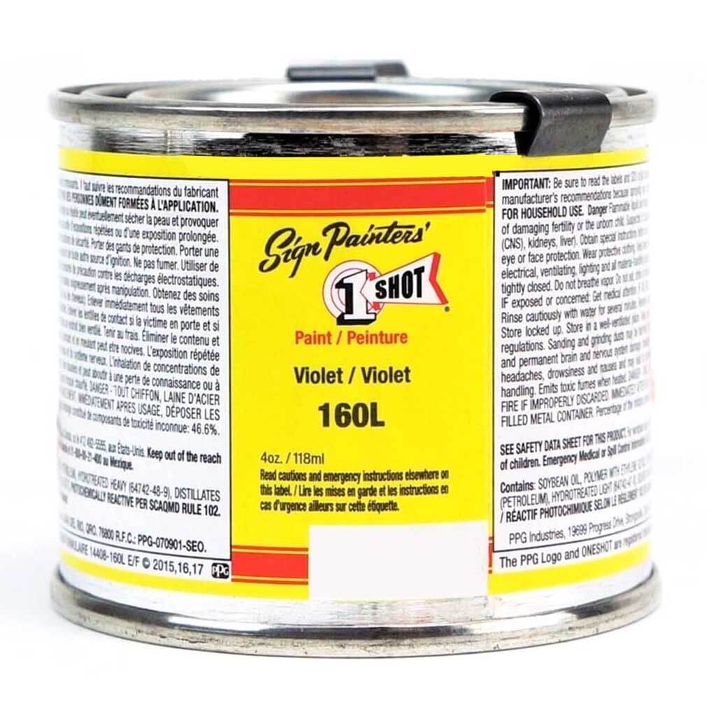 Letter Enamel Violet 160L 4oz