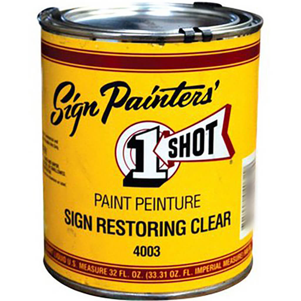 Clear Coatings Sign Restoring Quart