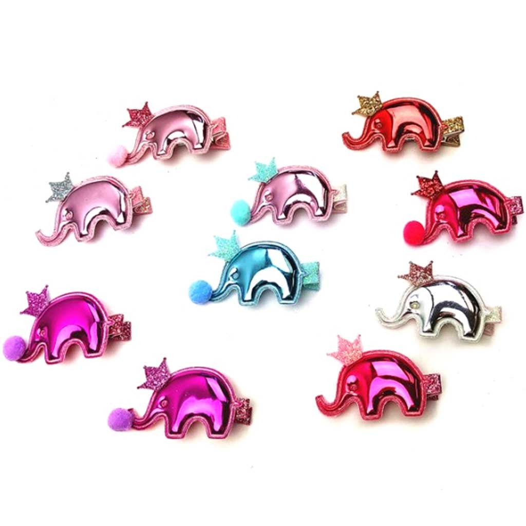 Elephant Princess Clip Set