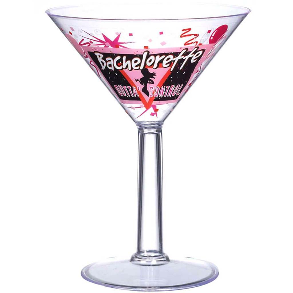 Bachelorette Jumbo Martini Glass