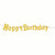 Diamond Happy Birthday Banner 7in