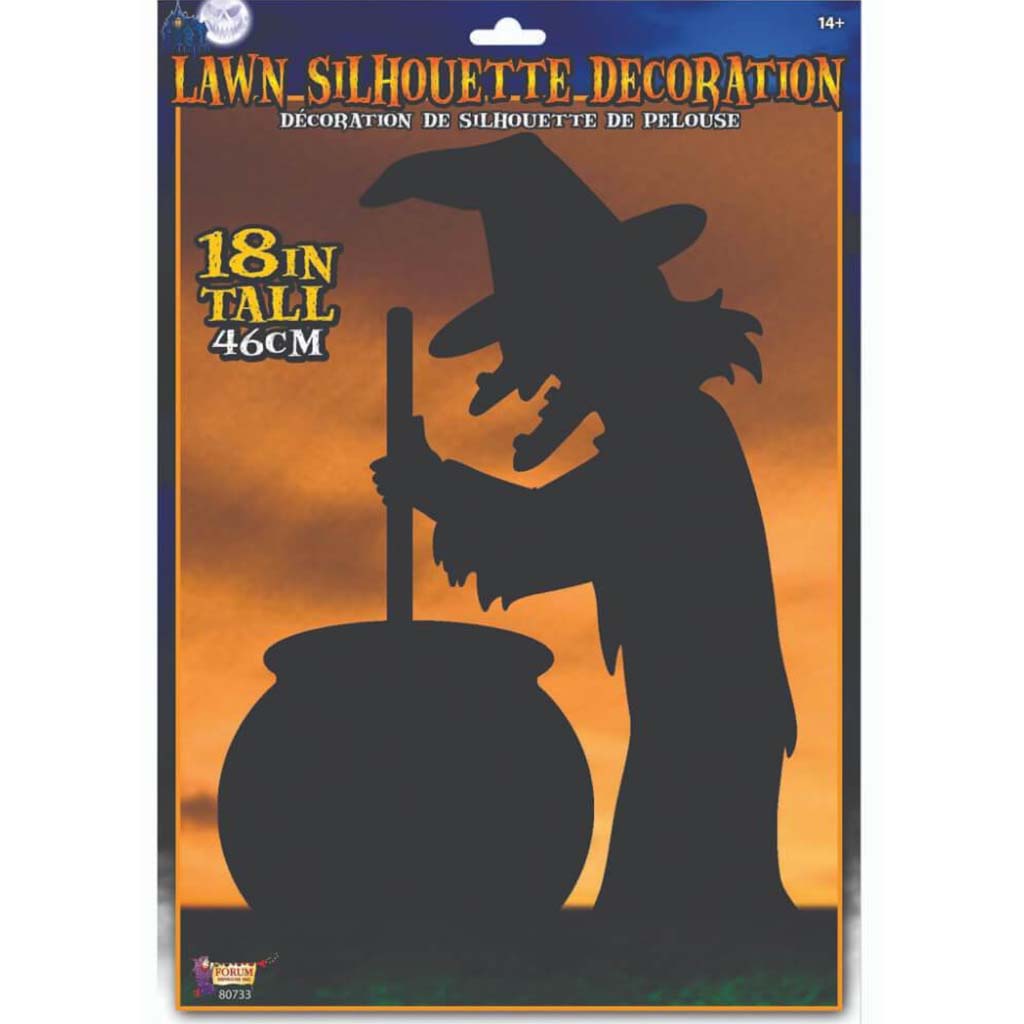 Witch Silhouette Lawn Décor