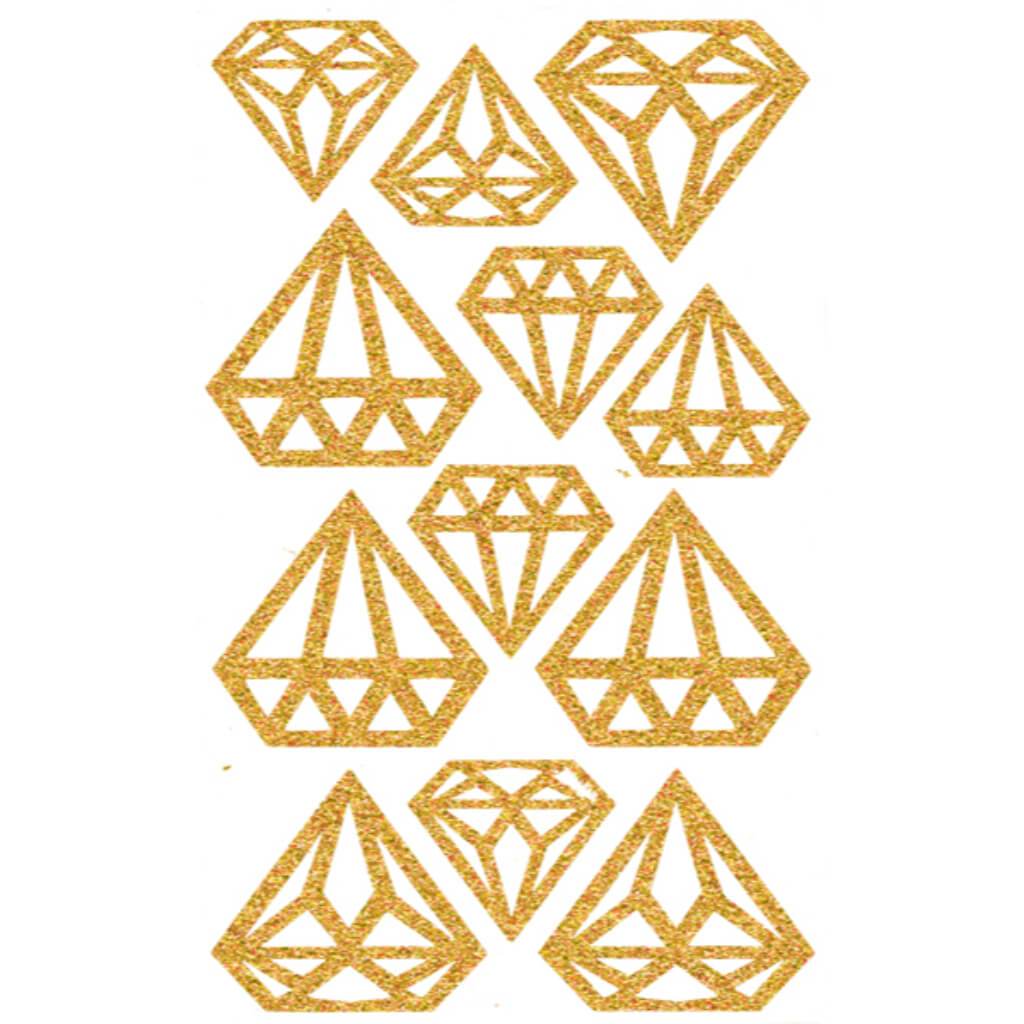 Diamond Shape Sticker Pack