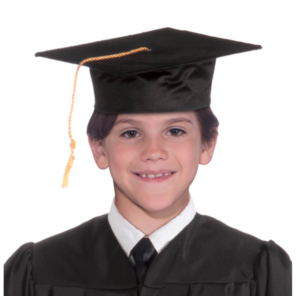 Child Graduation Cap Black