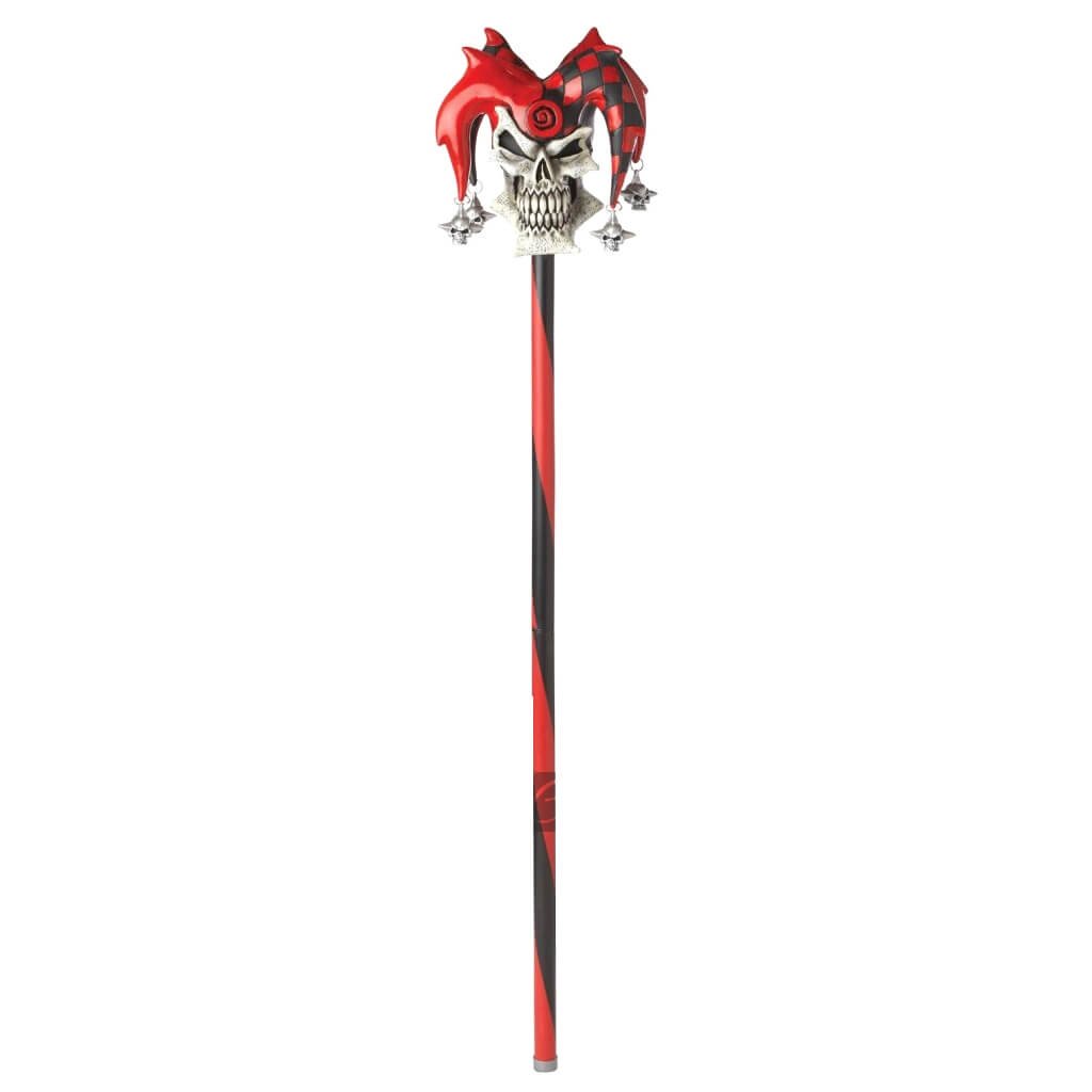 Psycho Jester Cane - Red\Black