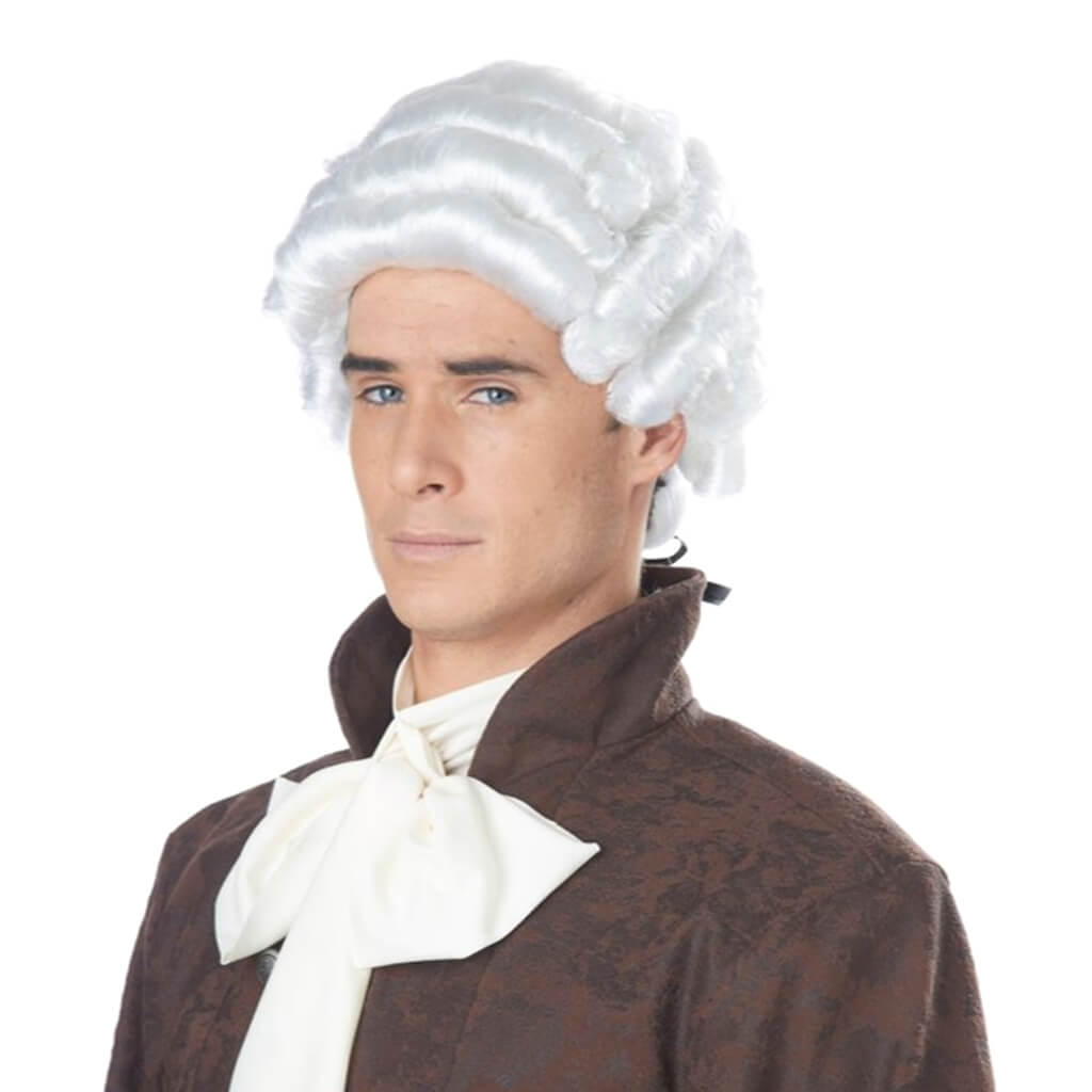 Colonial Man Adult Wig