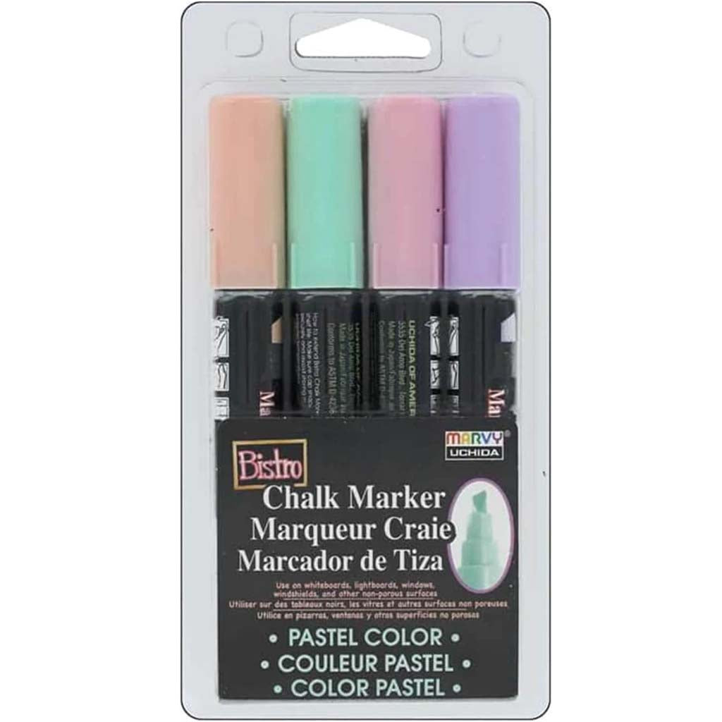 BISTRO CHALK CHISEL PASTEL SET 