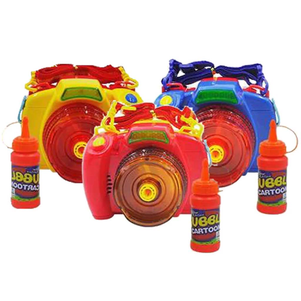 Led Bubble Gun Camera Assorted 5in