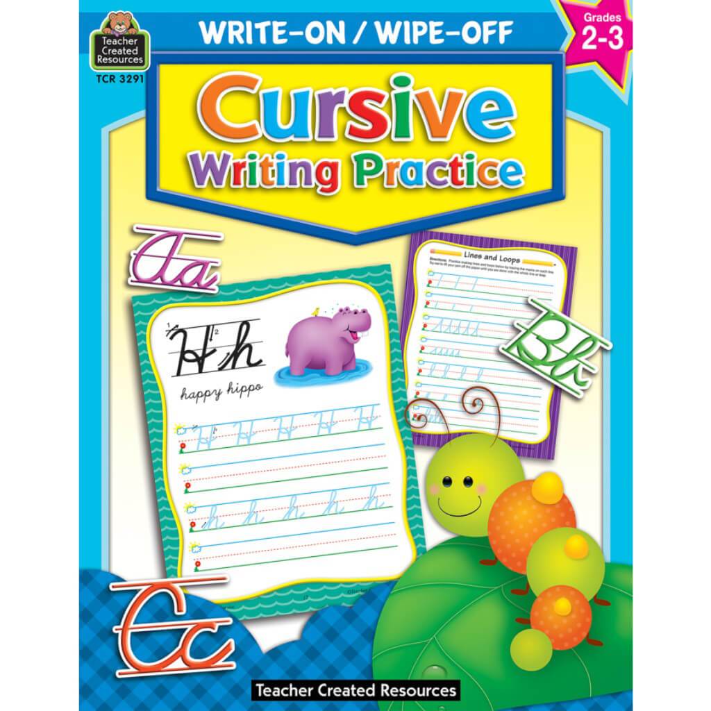 Cursive Writing Practice Write-On Wipe-Off Book 