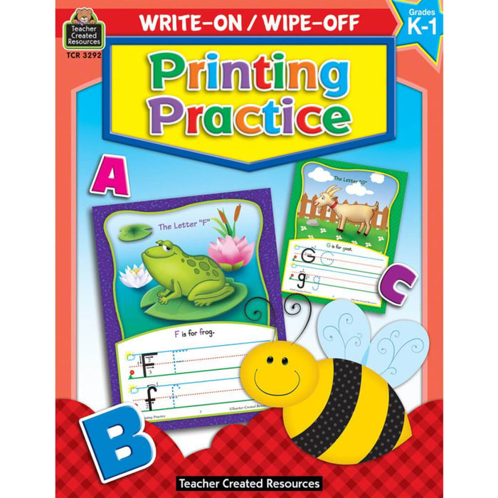 Printing Practice Write-On Wipe-Off Book 