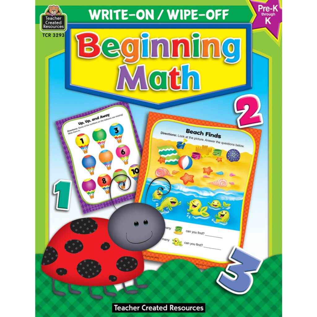 Beginning Math Write-On Wipe-Off Book 