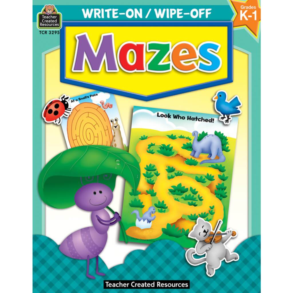 Mazes Write-On Wipe-Off Book 