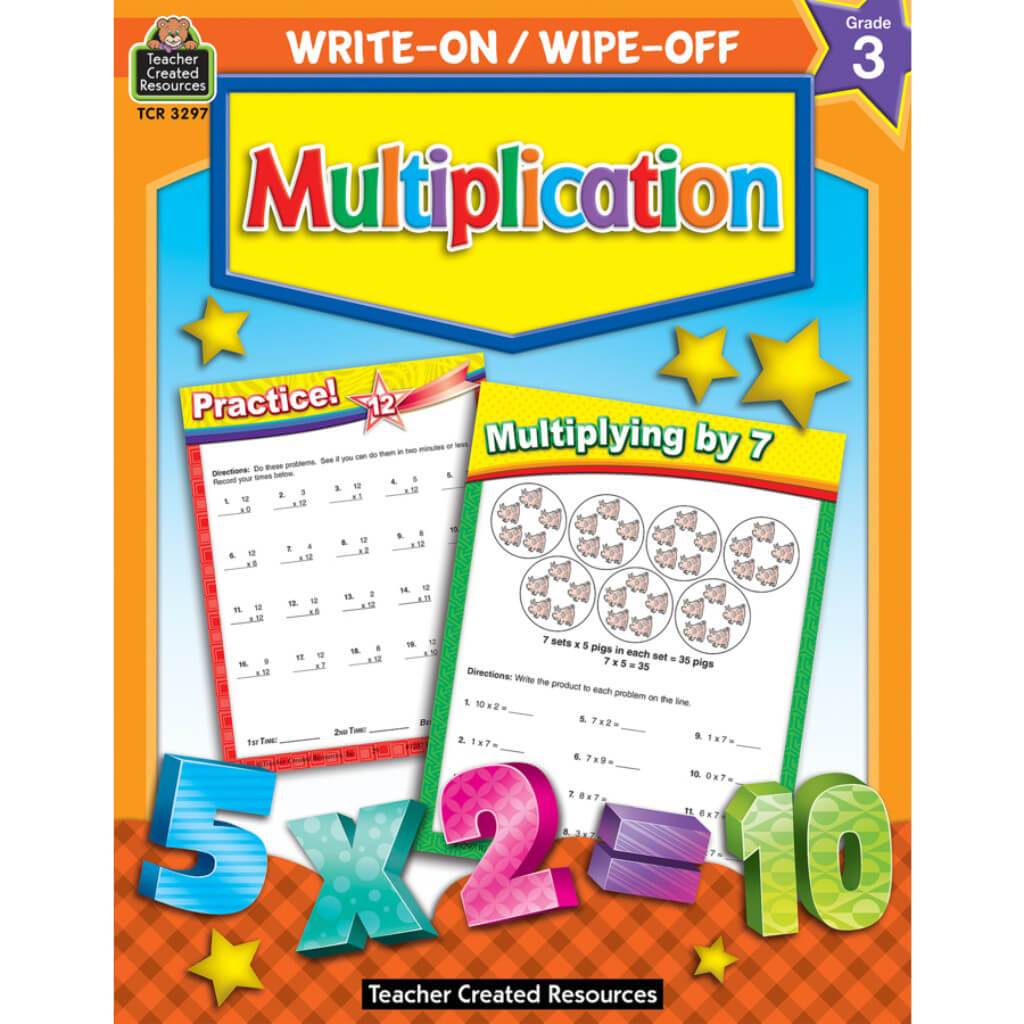 Multiplication Write-On Wipe-Off Book 