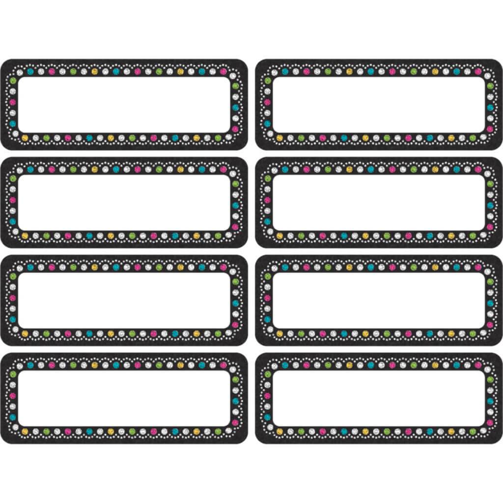 Clingy Thingies Chalkboard Brights Mini Labels 