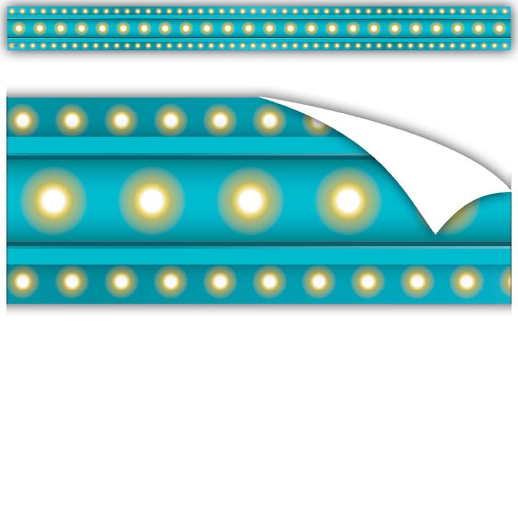 Clingy Thingies Light Blue Marquee Straight Borders 