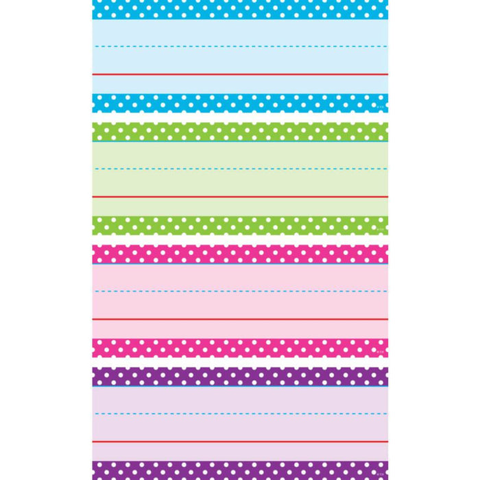 Bright Colors Polka Dots Word Strips 