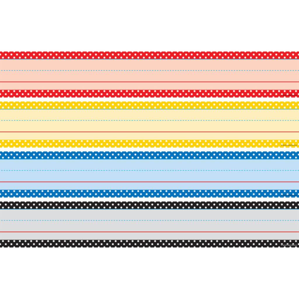 Classic Colors Polka Dots Sentence Strips 