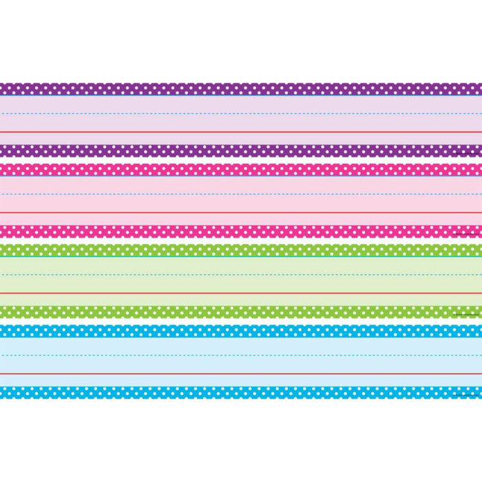 Bright Colors Polka Dots Sentence Strips 
