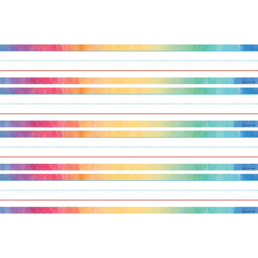 Watercolor Sentence Strips 