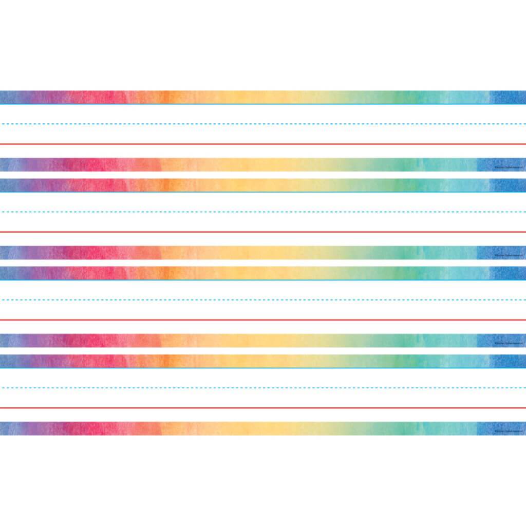 Watercolor Sentence Strips 