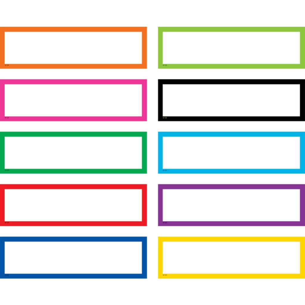 Colorful Labels 