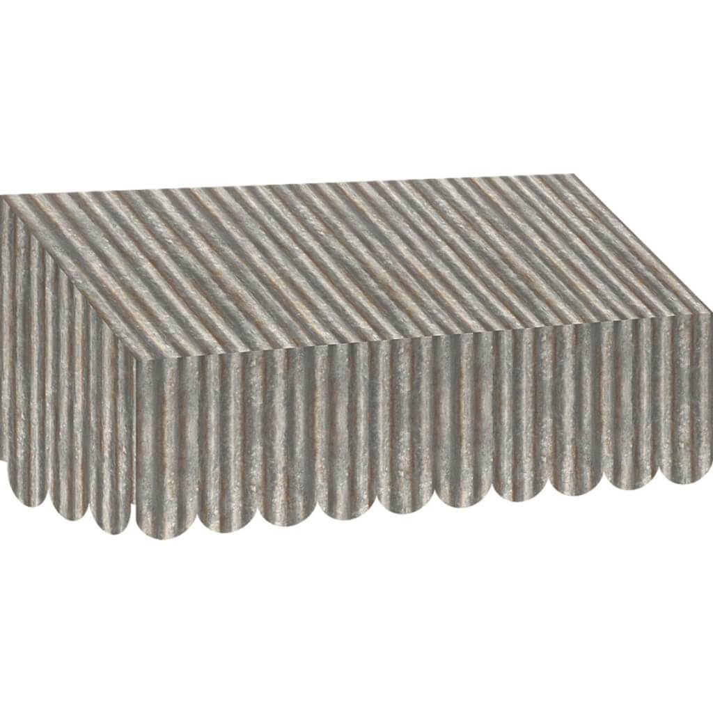 Corrugated Metal Awning 