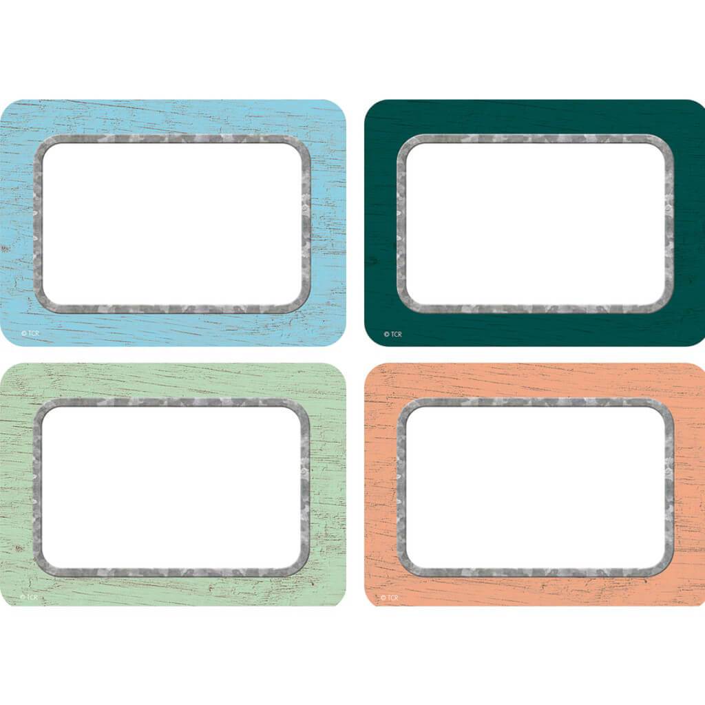 Painted Wood Name Tags/Labels Multi-Pack 