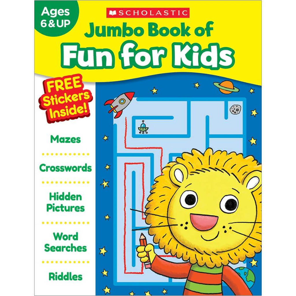 Jumbo Book of Fun for Kids Workbook