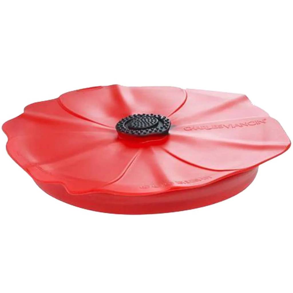 POPPY POP LID SCARLET RED 11IN