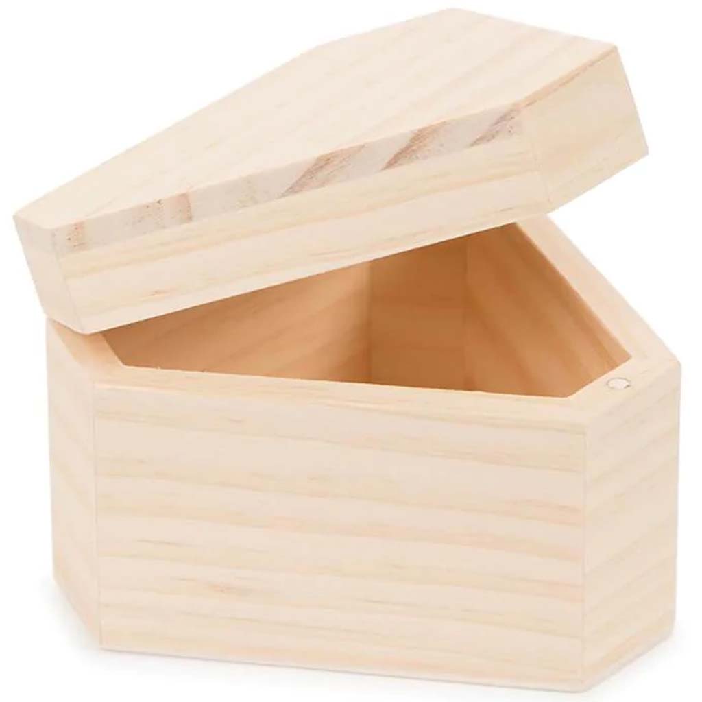 WOOD TRIANGLE BOX 11X10.5 