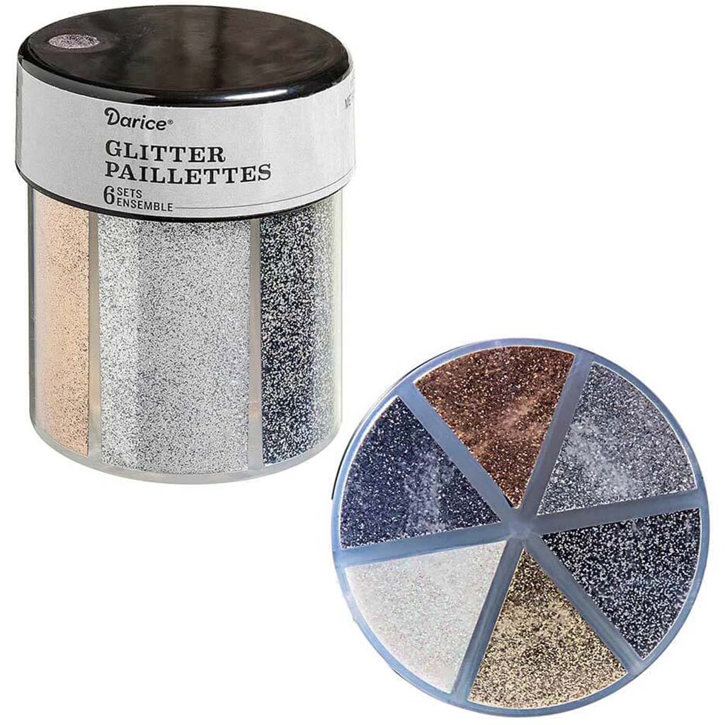 Glitter Caddy: Metallics 6-Color