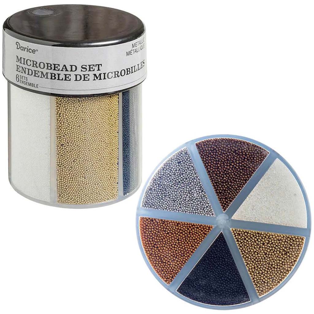 Microbeads Caddy: Metallics 6-Color