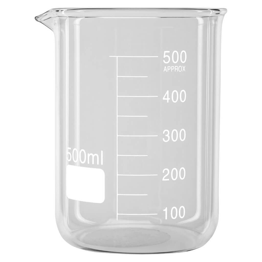 GLASS BEAKER 500ML 