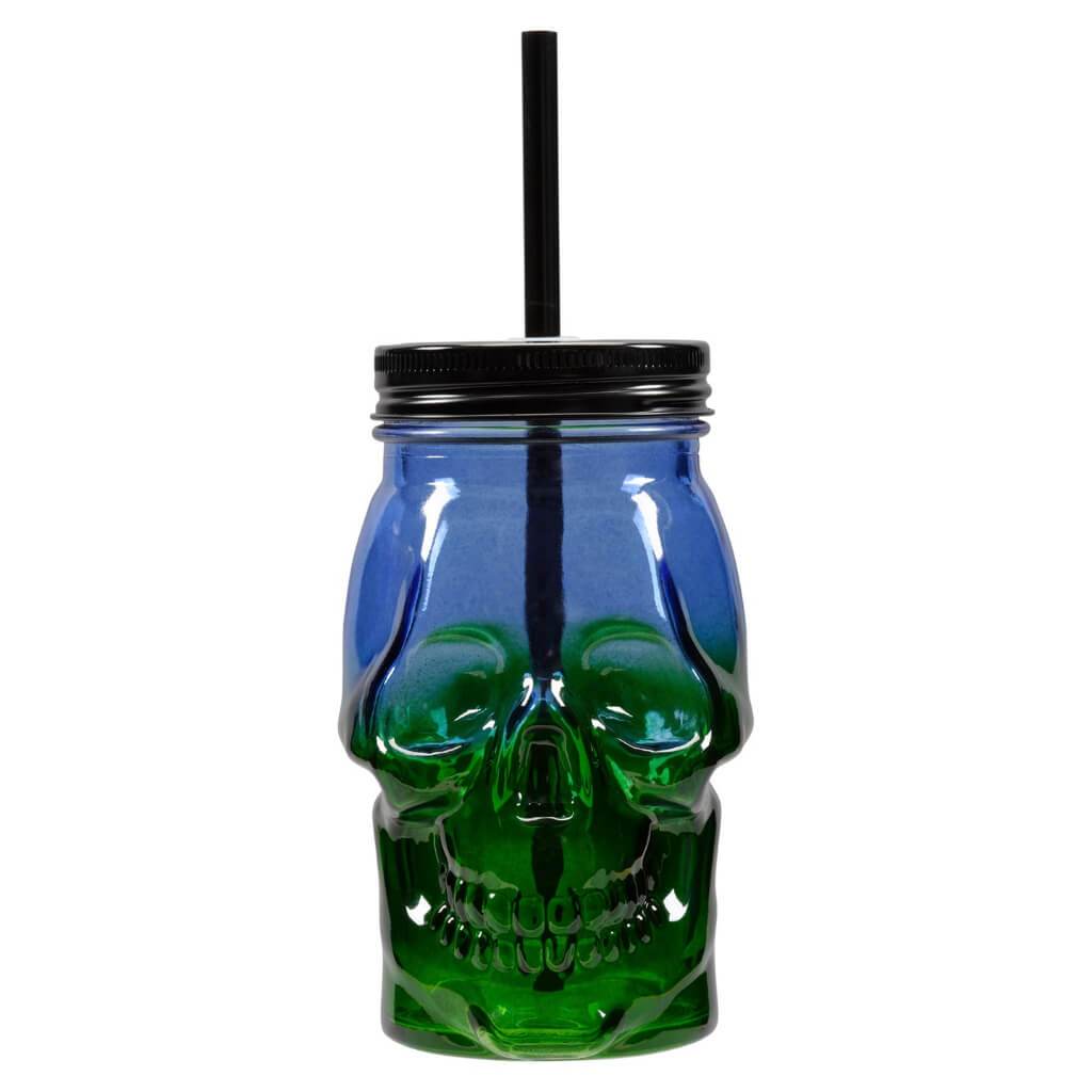 Skull Jar with Lid