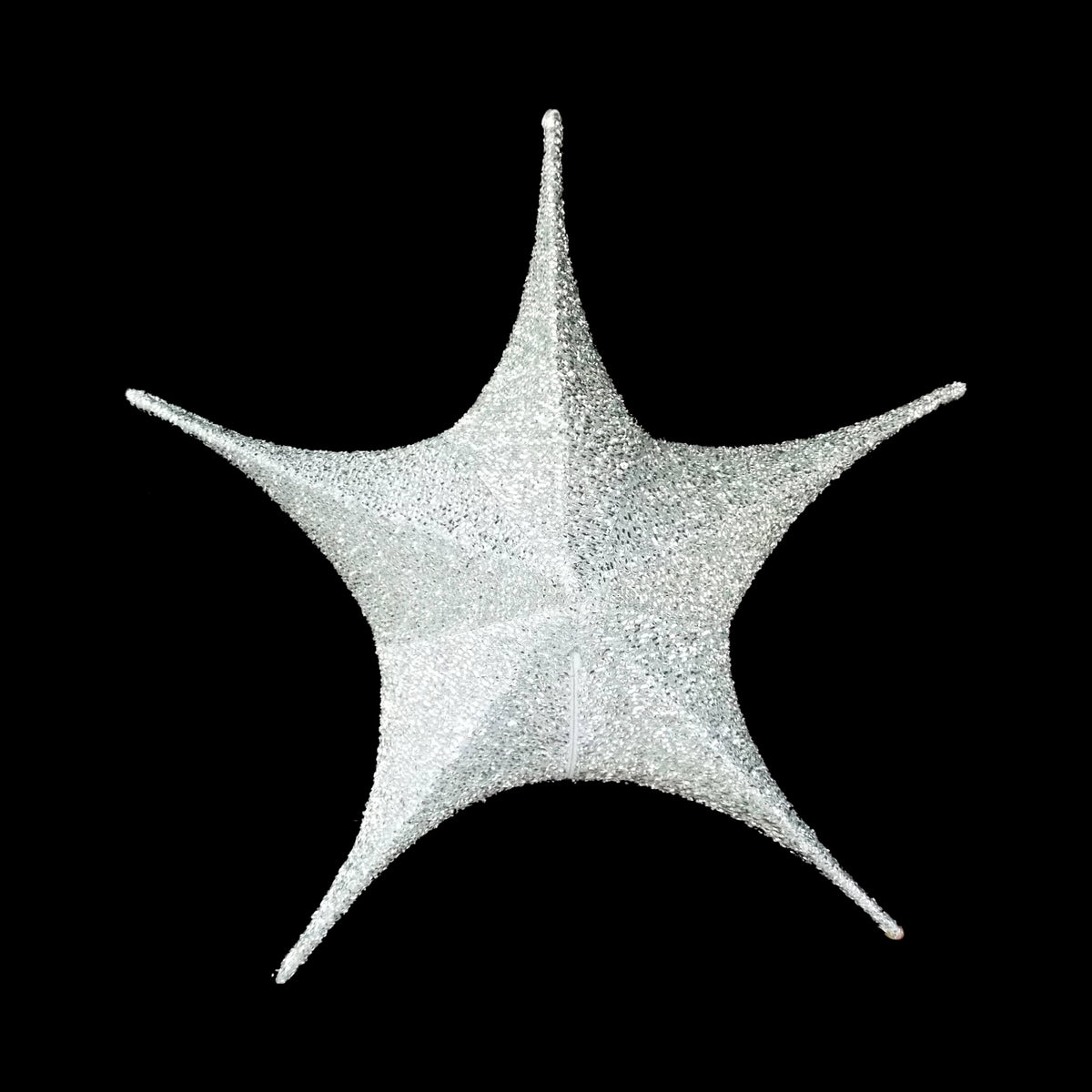 Foldable 3D Star Silver, 15.75in 