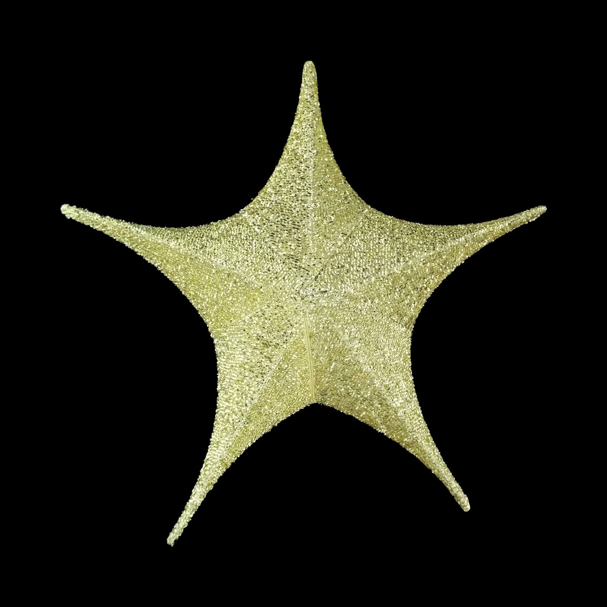 Foldable 3D Star Gold, 15.75in 