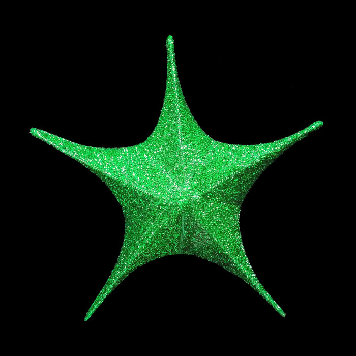 Foldable 3D Star Green, 15.75in 