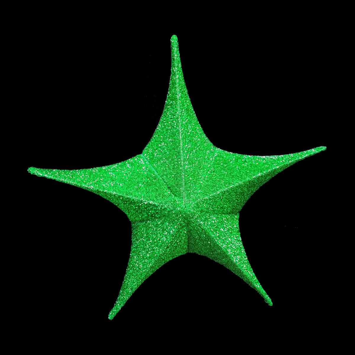 Foldable 3D Star Green, 25.5in 