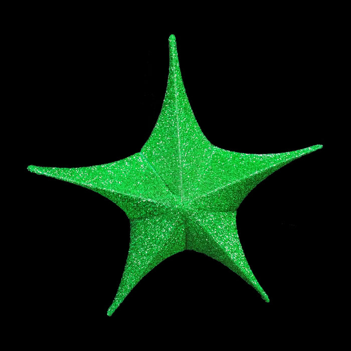 Foldable 3D Star Green, 25.5in 