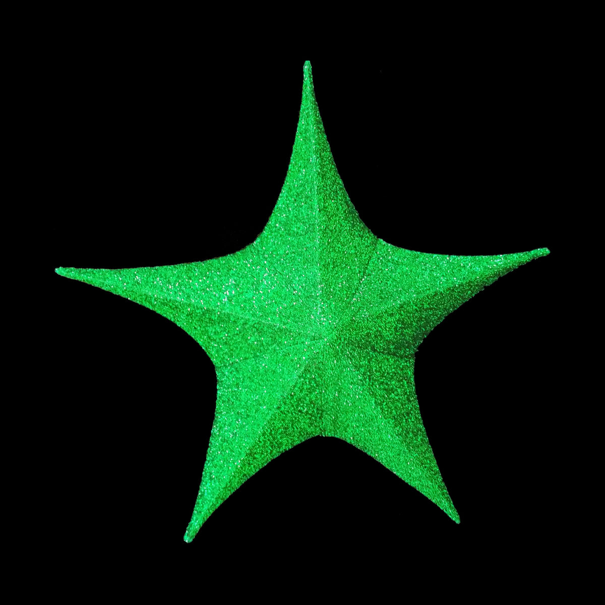 Foldable 3D Star Green, 31.5in 