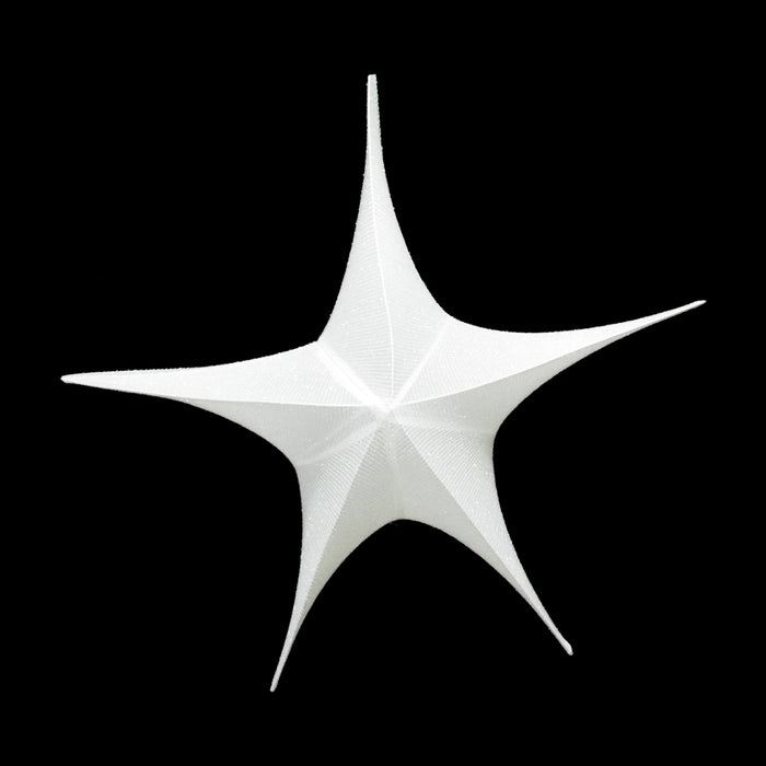 Foldable 3D Star White, 43.25in 