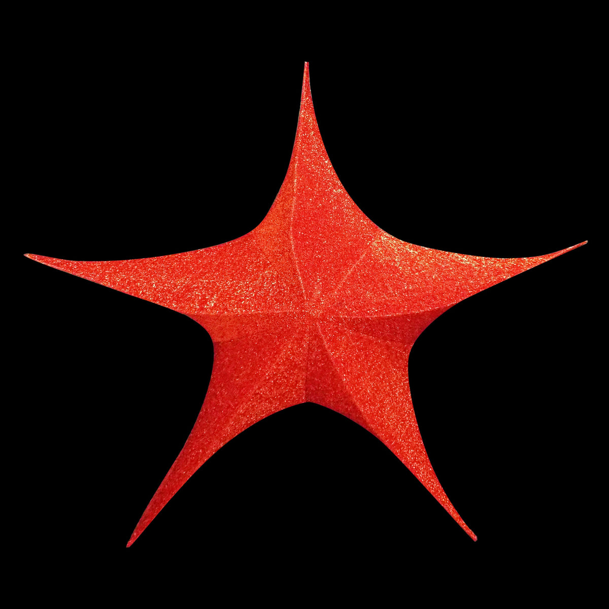 Foldable 3D Star Red, 43.25in 