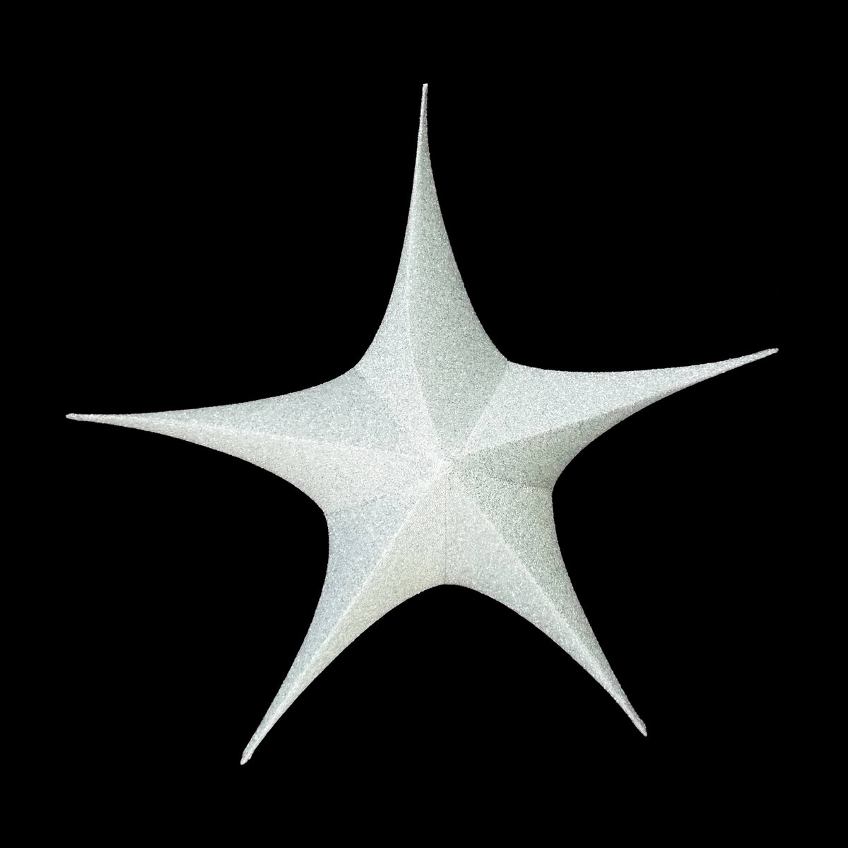 Foldable 3D Star Silver, 43.25in 