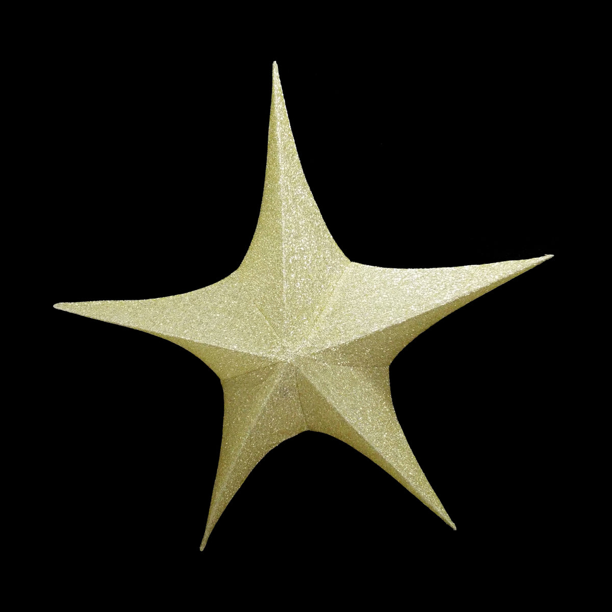 Foldable 3D Star Gold, 43.25in 