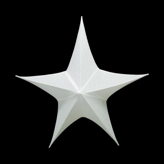 Foldable 3D Star White, 53.25in 
