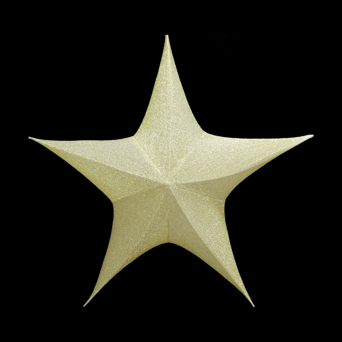 Foldable 3D Star Gold, 53.25in 